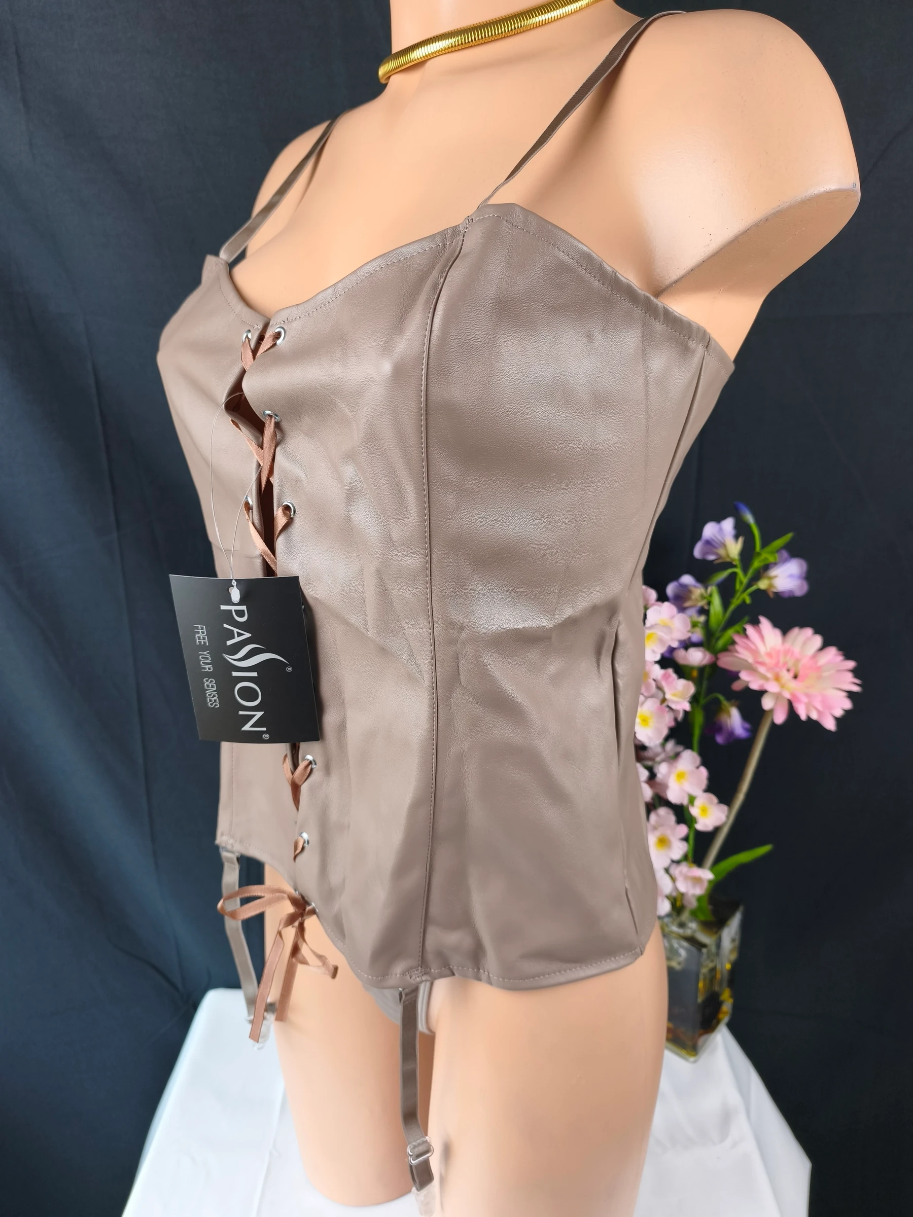 Conjunto de 2 piezas tipo cuero Taupe – Nuevo Talla L/XL – photo 8